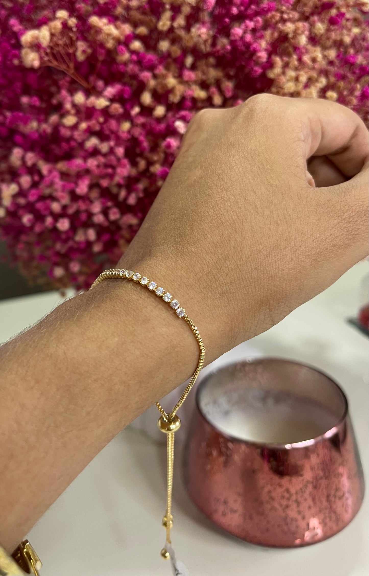 Pulsera tenin dorado