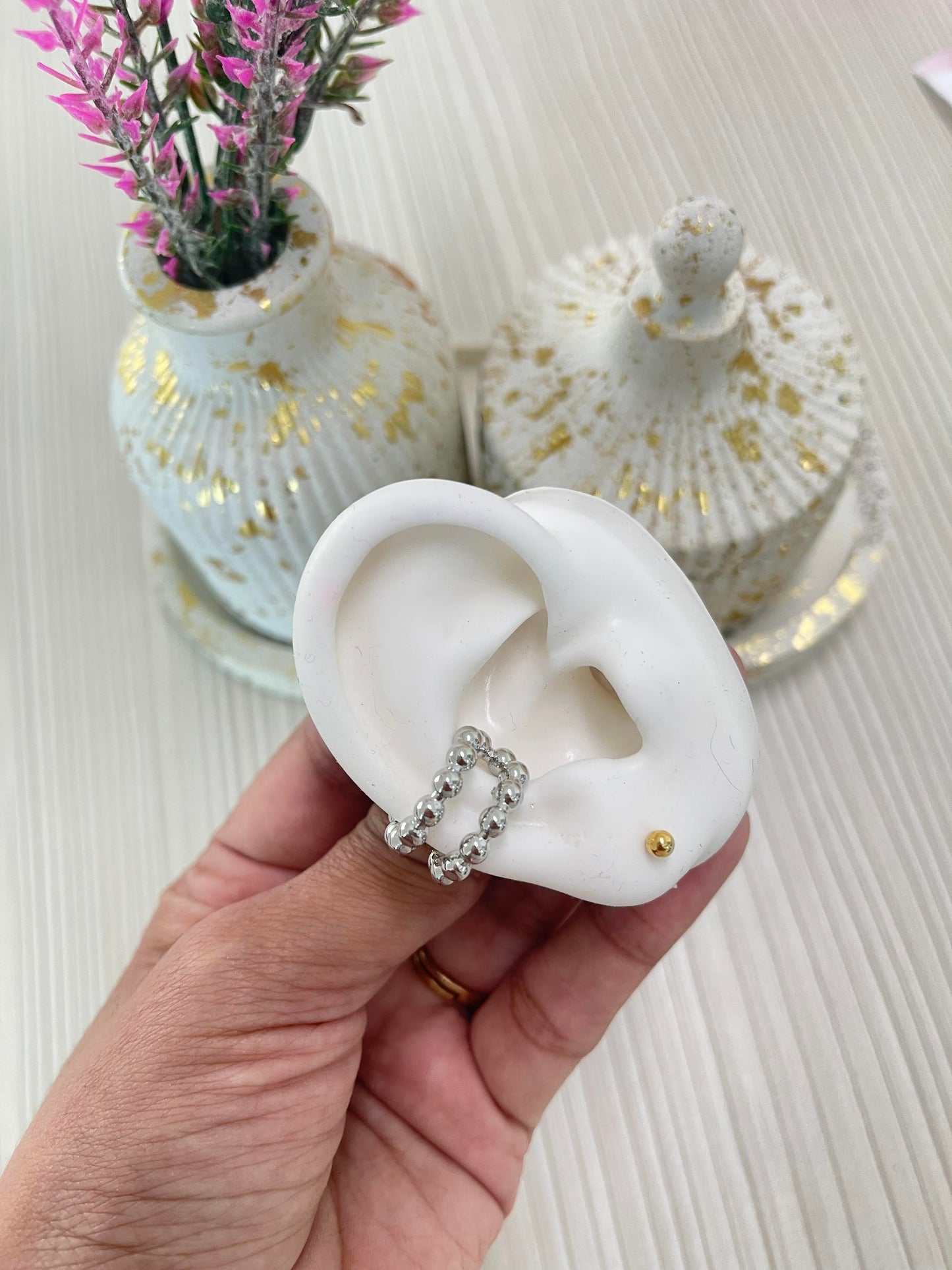 Earcuff Doble Ball